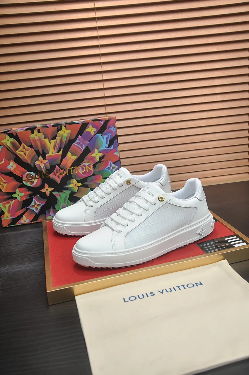 Men's shoes 💰540💶[LOUIS VUITTON] Original order price (water-dyed cowhide lining) new model 🍀LV Louis Vuitton * - top version of LV classic trendy shoes! Made of imported original cowhide, water-dyed cowhide lining, and original wear-resistant rubber outsole! High quality products! Code number 38-45 (45 is custom-made and cannot be returned or exchanged)